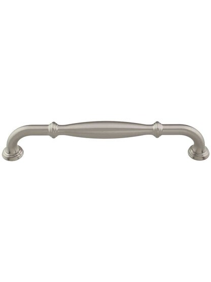 Tiffany Cabinet Pull - 6 1/4 inch Center-to-Center in Satin Nickel.